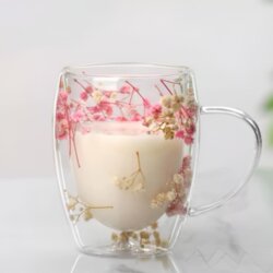 Flower 6 šolja dupli zid – 250ml Cene