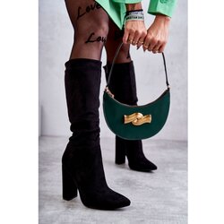Kesi Classic Suede Heel Boots Schwarz Tressa Cijene