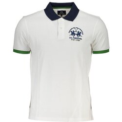 La Martina POLO SHORT SLEEVE MAN WHITE Cene