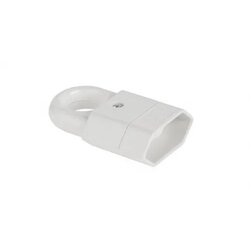 Cabletech vtičnica za kabel , 2-PIN 220 v, bela Cene