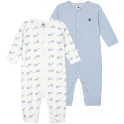 Petit Bateau Pižame & Spalne srajce DORS BIEN X 2 Modra Cene