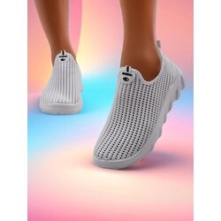 Resti Women's Slip-On Fabric Sports Shoes Erra Cene