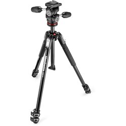 Manfrotto 190X3 aluminijasto 3-sekcijsko stojalo s 3-smerno glavo 804 in ploščo za hitro menjavo, (20845448) Cene