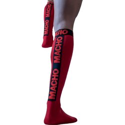 Macho Underwear MACHO - THIN SOCKS ONE SIZE RED Cene