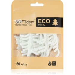 SOFTdent ECO Dental Floss Pick zubne čačkalice s koncem 50 kom Cene
