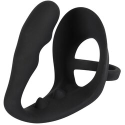 Black Velvets Silicone Cock Ring & Plug Cene