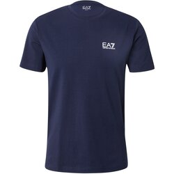 Ea7 Emporio Armani Funkcionalna majica mornarska / bela Cene