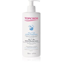 Topicrem baby my 1st ultra-moisturizing milk vlažilno mleko za obraz in telo za suho in občutljivo kožo 500 ml Cene