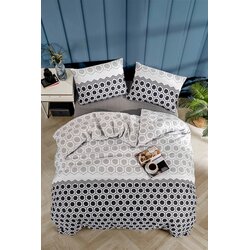 Aberto Design Posteljina s geometrijskim uzorkom, 200x220 cm, šarena Cene