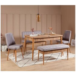 Hanah home produzeni set trpezarijskih stolova i stolica (5 Cene