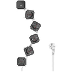 Logilink fleksibilni produžni kabl 4 mesta, 2 USB, 1.5m Cene