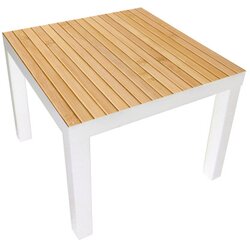 FLEISCHMANN Stol vrtni CLEVELAND 78x78x35cm tikovina Cene