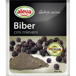 Aleva biber crni mleveni 20g kesica Cene