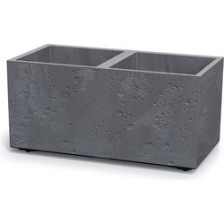 Sierra Case Beton Effect cvetlično korito, marengo siva - 77 x 38,5 cm Cene
