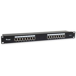Equip 16-Port Cat.6 Shielded Patch Panel, Black Cene