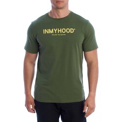 In My Hood Majice s kratkimi rokavi HS24MTS02-MILITARY Zelena Cene