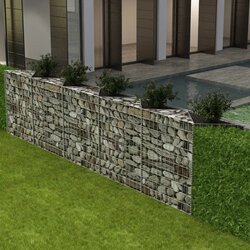 vidaXL Gabionska košara od pocinčanog čelika 300 x 30 x 100 cm Cijene
