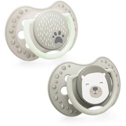 Lovi silikonska Dynamic duda 0-3m, Buddy Bear, 2 kom Cene