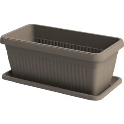 PLASTOFLEX Žardinjera sa podmetačem siva 50x20 Cijene