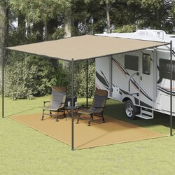 vidaXL Tepih za šator boja pijeska 300 x 600 cm HDPE Cijene