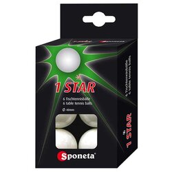 Sponeta žogice za namizni tenis 1 star (6 kom.) Cene