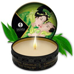 Shunga Libido Massage Candle Exotic Green Tea 30ml Cene