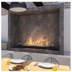  infire - bio kamin 8x120 cm 3kW crna Cene