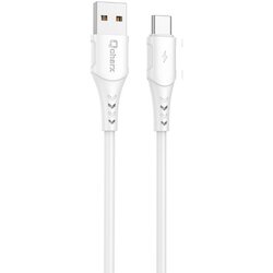 BZ Kabel Qcharx Lisboa USB v tip C 3A (1 m) bel PVC, (21580753) Cene