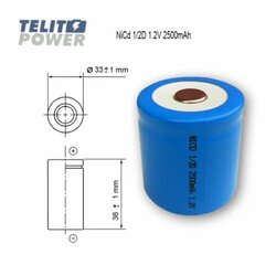 FOCUS POWER NiCd 1/2D 1.2V 2500mAh industrijska sa ravnim vrhom Cene