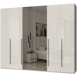 Jela Jagodina jela plakar sa dva ogledala P6-2OG/PN - kolekcija piano - bež lak/bež lak - 272x224x56 cm Cene