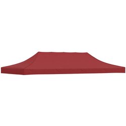 Krov za šator za zabave 6 x 3 m bordo 270 g/m² Cene