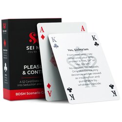 Sei Mio Pleasure & Control - BDSM igralne karte (52 kart) Cene