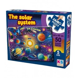 KS Games Igračka puzzle jumbo Solarni sistem JP31014 68x48cm 50 dijelova Cene