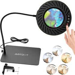 ARTDOT LED povečevalna svetilka s stojalom in 5 načini svetlobe - 10x povečava Cene