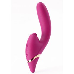 XOCOON Triple Thrill Climaxer Vibrator Fuchsia Cene