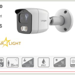 IP Kamera Bullet 2MP 3.6mm 25m IR POE Starlight Cene