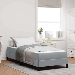  Krevet s opruga kutije Ostalo Svjetlosiva 100 x 200 cm tkanina Cijene