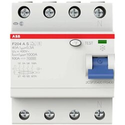 ABB 2CSF204201R3400 F204 A S-40/0,3 FID zaštitna sklopka A 4-polni 40 A 0.3 A 400 V Cene