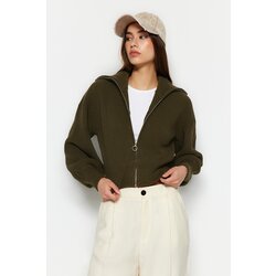 Trendyol Cardigan - Khaki - Regular fit Cene