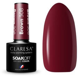 Claresa trajni lak za nokte uv/led Brown 308 5g Cene
