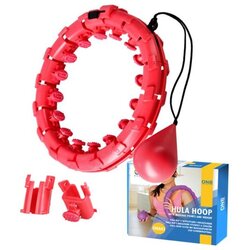 One Fitness Fitnes hula hop za vadbo z utežjo in masažo 2 barvi Cene