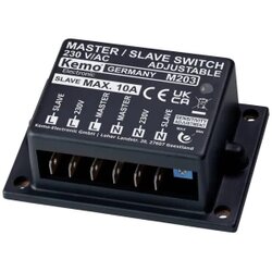 Kemo M203 - Glavni/podređeni prekidač 230 V/AC - podesiv M203 prekidač master/slave modul 230 V/AC Cene