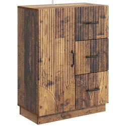  Strani šal s predalom Star les 66 x 34,5 x 87 cm Inženirski les, (5000217312) Cene