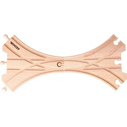 Woody Leseni železniški element X oblike Cene