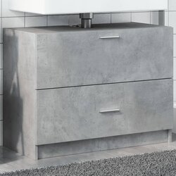 vidaXL ormarić za umivaonik boja betona 78x37x59 cm konstruirano drvo Cijene