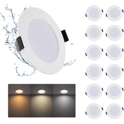 GREBEAM 12x 7W vgradna LED stropna svetilka 3000K–6000K Cene
