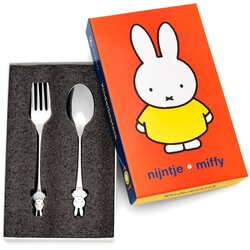 Zilverstad Dječji pribor za jelo od nehrđajućeg čelika u srebrnoj boji Miffy – Cene