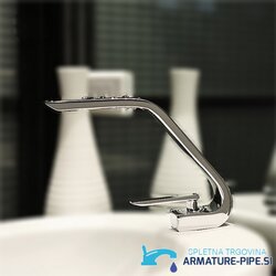  Kuhinjska/kopalniška armatura z ukrivljeno obliko | Pipa EYN KA933141 Cene
