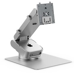 ALOGIC ASPEKT Omni Fold Stand Mac Mini for 32 Monitor Silver Cene