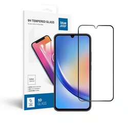 Blue Star 5D kaljeno staklo – za Samsung Galaxy A34 5G (potpuno ljepilo/case friendly) – crno Cene
